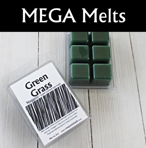 Green Grass wax melts, MEGA Nuggets™, fresh cut lawn scent