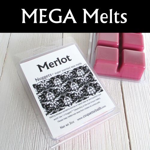 Merlot Wax Melts, MEGA Nuggets™, red wine home fragrance