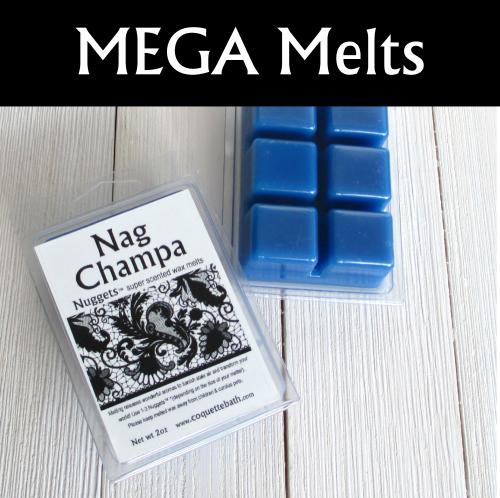 Nag Champa Wax Melts, Nuggets™, MEGA, plumeria musk & spice