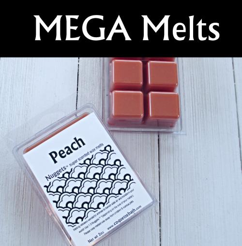 Peach MEGA Nuggets™, realistic fruity fragrance