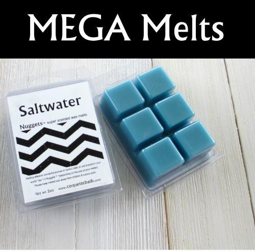 Saltwater Wax Melts, MEGA Nuggets™, fresh ocean scent