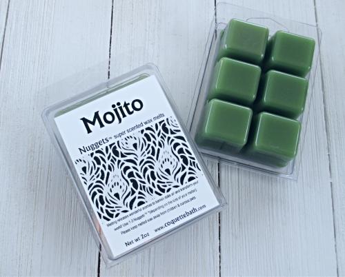 Mojito wax melts, Nuggets™, fresh minty scented home fragrance