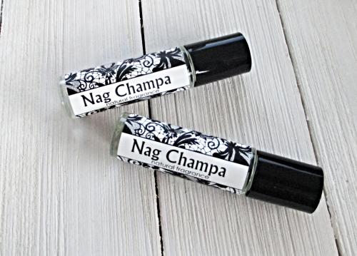 Nag Champa Perfume Oil, 1/3oz roll on bottle