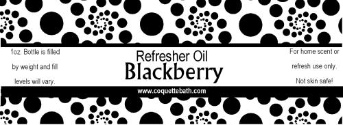 Blackberry Refresher Oil, 1oz bottle