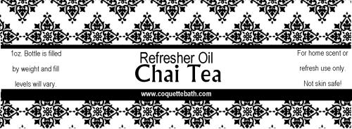 Chai Tea Refresher Oil, 1oz bottle