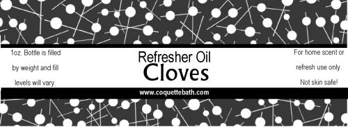 Cloves Refresher Oil, 1oz bottle