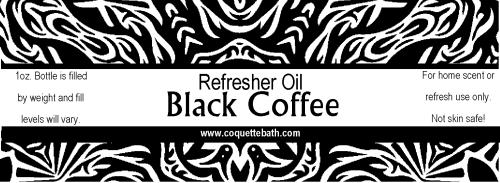 Black Coffee Refresher Oil, 1oz bottle