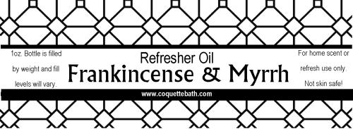 Frankincense & Myrrh Refresher Oil, 1oz bottle