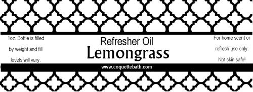 Lemongrass Refresher Oil, 1oz bottle