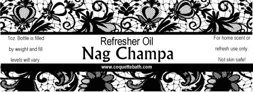 Nag Champa Refresher Oil, 1oz bottle