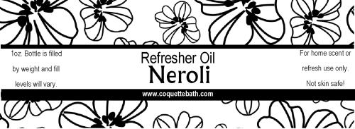 Neroli Refresher Oil, 1oz bottle