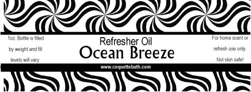 Ocean Breeze Refresher Oil, 1oz bottle