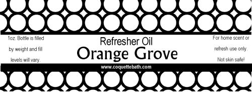 Orange Grove Refresher Oil, 1oz bottle