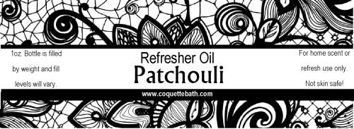Patchouli Refresher Oil, 1oz bottle