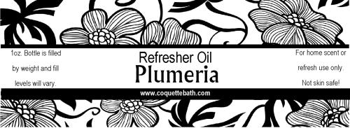 Plumeria Refresher Oil, 1oz bottle