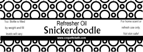 Snickerdoodle Refresher Oil, 1oz bottle
