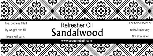 Sandalwood Refresher Oil, 1oz bottle