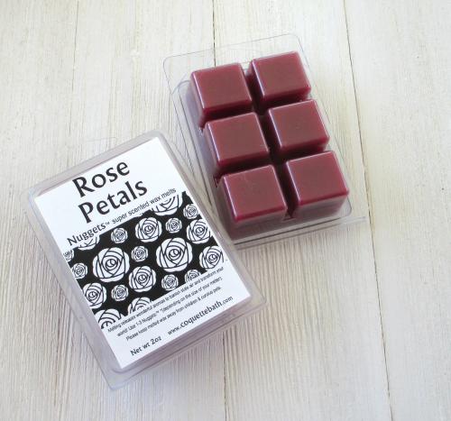 Rose Petals Nuggets™ wax melts, 2oz package, classic tea rose scent