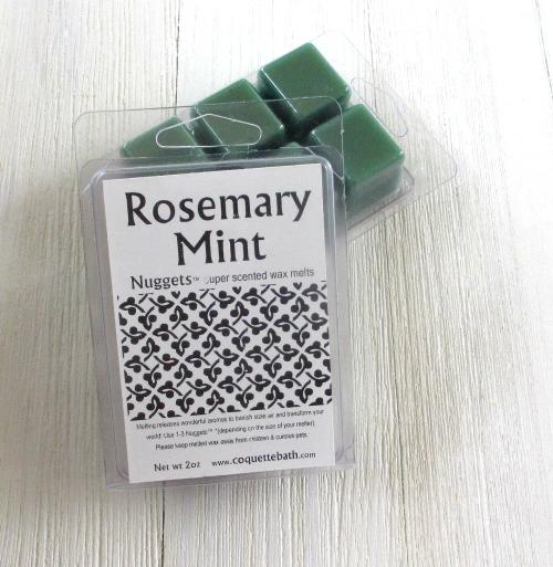 Rosemary Mint wax melts, Nuggets™, classic size, fresh herbal