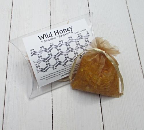 Wild Honey Sachets, 2pc set, realistic rich honey scent