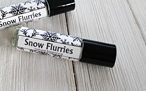 Snow Flurries Roll On perfume oil, 1/3oz, fresh minty scent