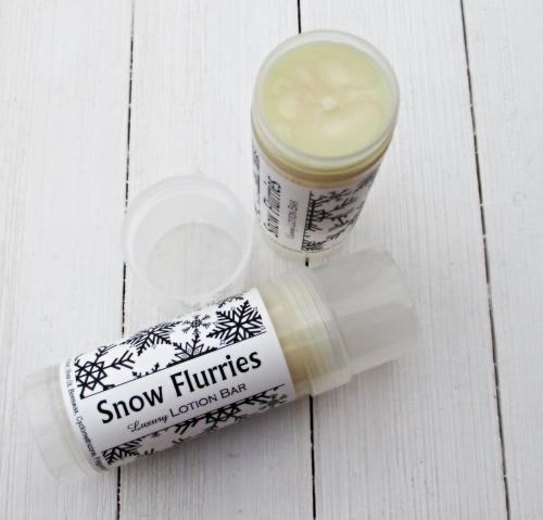 Snow Flurries Solid Lotion Bar, 2oz twist up, fresh mint plus floral