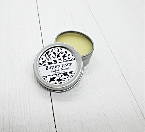 Buttercream Solid scent, travel friendly sweet vanilla perfume