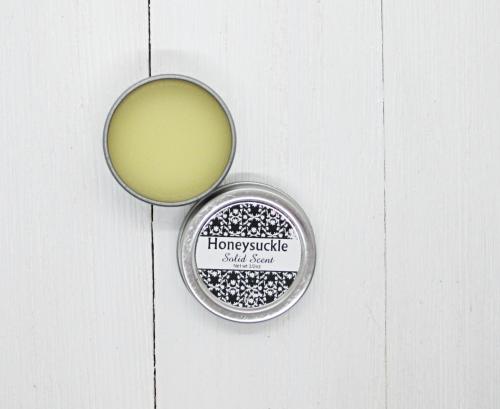 Honeysuckle solid scent, floral solid perfume, realistic fragrance