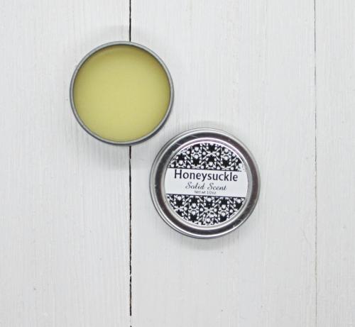 Honeysuckle solid scent, floral solid perfume, realistic fragrance