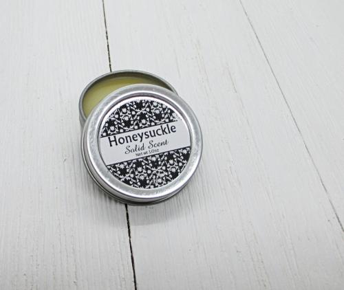 Honeysuckle solid scent, floral solid perfume, realistic fragrance