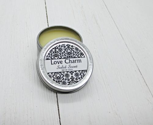 Love Charm Solid scent, fruity floral body fragrance, solid perfume
