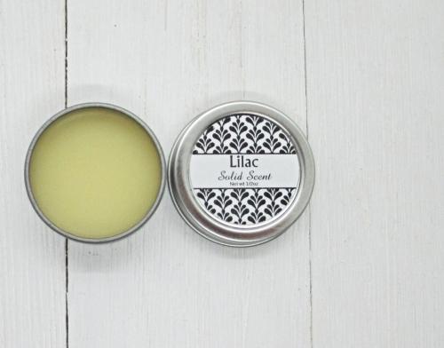 Lilac Solid Scent, floral solid perfume, realistic spring fragrance