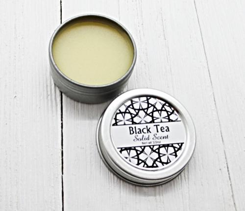 Black Tea Solid Scent, tea scented body fragrance