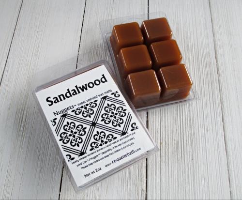 Sandalwood Nuggets™ wax melts, classic woodsy aroma