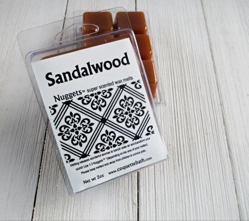 Sandalwood Nuggets™ wax melts, classic woodsy aroma