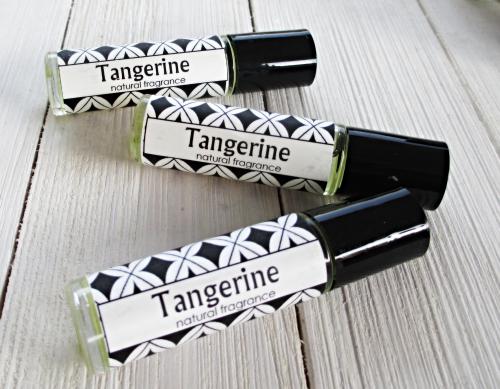 Tangerine Perfume oil, 1/3oz roller bottle