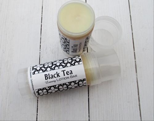 Black Tea Lotion Bar, Shea & Cocoa Butter formula, 2oz twist up tube