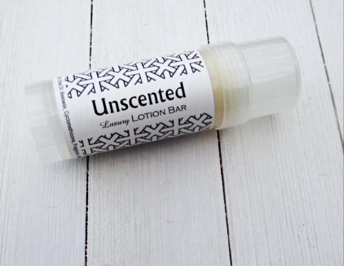 Unscented Lotion bar, 2oz twist up tube, no added fragrance