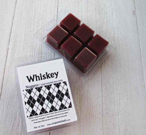 Whiskey Wax Melts, 2oz, Nuggets™, real whiskey fragrance