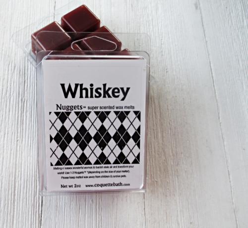 Whiskey Wax Melts, 2oz, Nuggets™, real whiskey fragrance