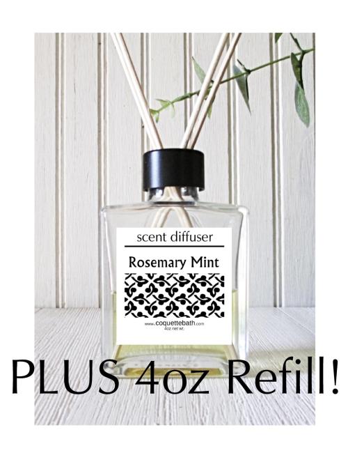 Rosemary Mint DELUXE Plus Reed Diffuser
