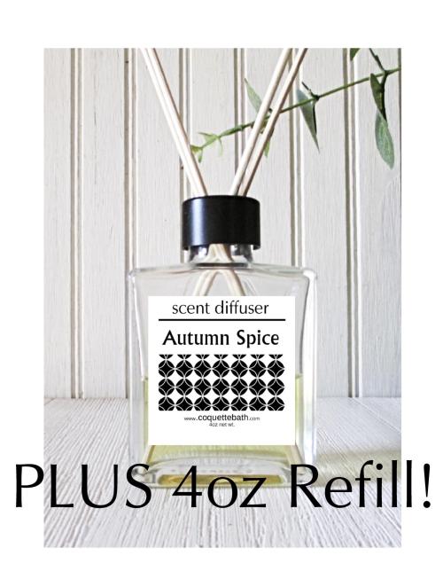 Autumn Spice Deluxe Plus Reed Diffuser