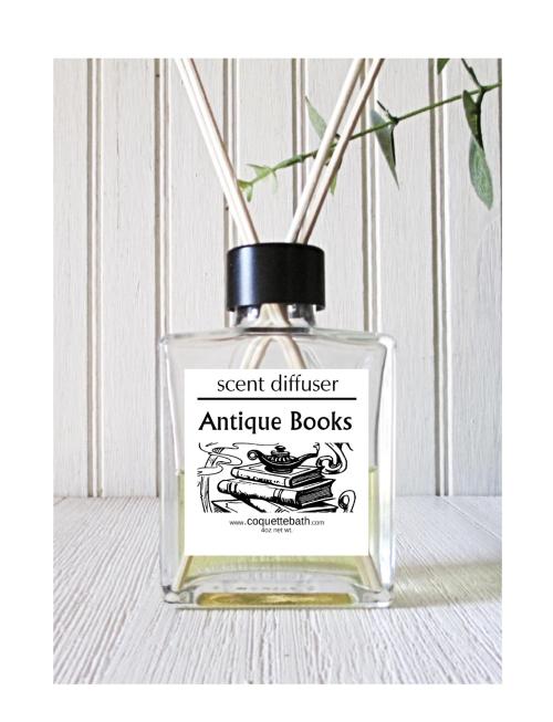 Antique Books Deluxe Reed Diffuser