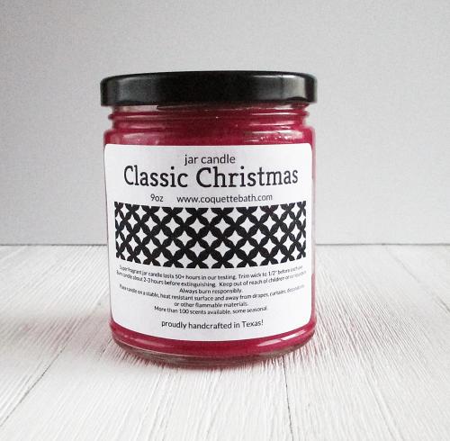 Classic Christmas Jar Candle