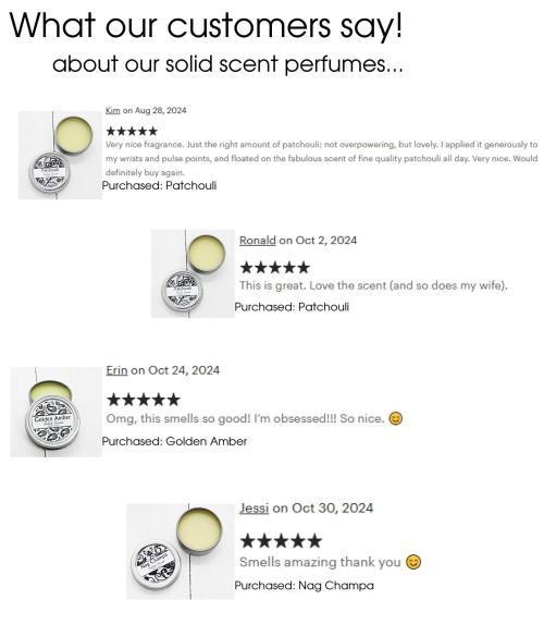 Patchouli Solid Scent Perfume