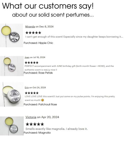 Rose Sandalwood Solid Scent Perfume