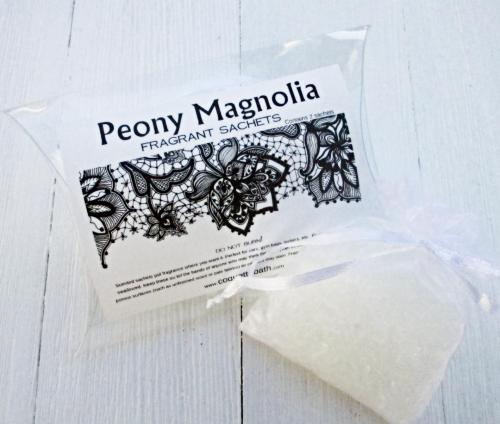 Peony Magnolia Sachets, 2pc package