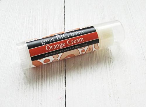 Orange Cream, great BIG balm