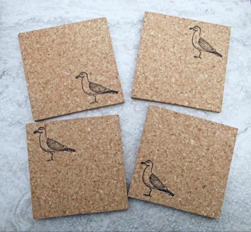 Bird Coaster Set (4pc)