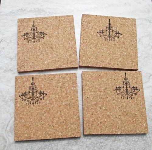 Chandelier Coaster Set (4pc)